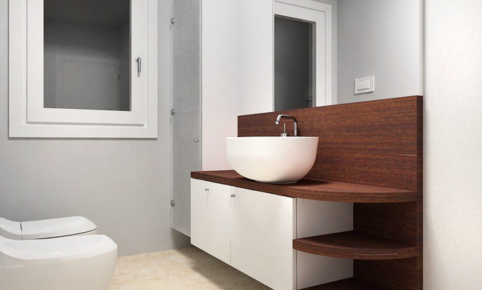 Produzione mobili bagno in legno