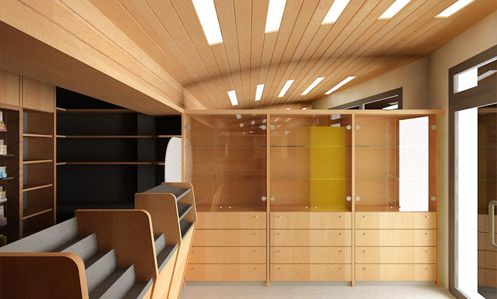 Mobili librerie in legno